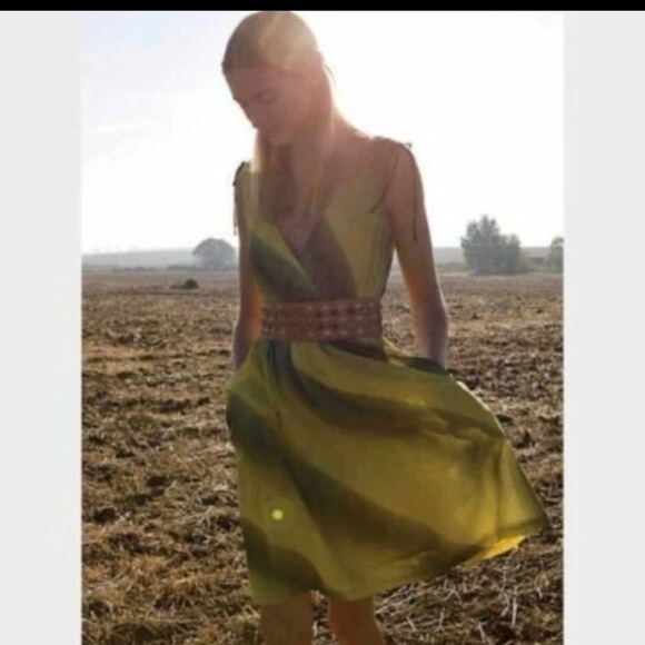 Anthropologie Dresses & Skirts - Vintage Anthropologie | Maeve Yellow/Black Shadowlight Dress Sz M